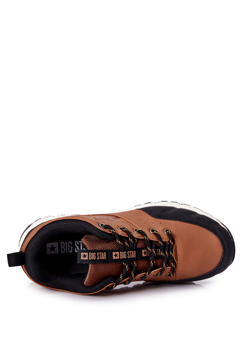 Sportowe Męskie Buty Big Star II174180 Brązowe