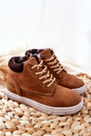 Dziecięce Ocieplane Sportowe Buty Big Star BB374131BS Camel