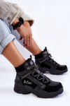 Damskie Buty Trekkingowe Trapery Lee Cooper LCJ-22-31-1441 Czarne