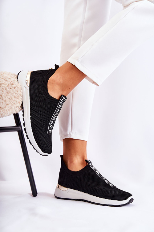 Damskie Wsuwane Buty Sportowe Czarne Ardenza
