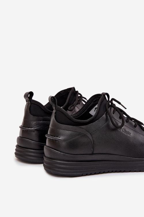 Skórzane Półbuty Męskie Lee Cooper LCJ-26-33-3964 Czarne