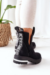 Ocieplane Botki Sztyblety Z Suwakiem Czarne My Way