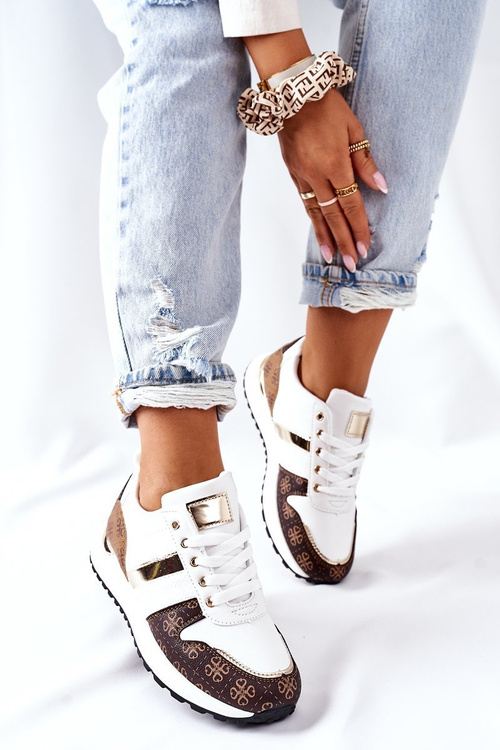 Sportowe Buty Sneakersy Białe Next