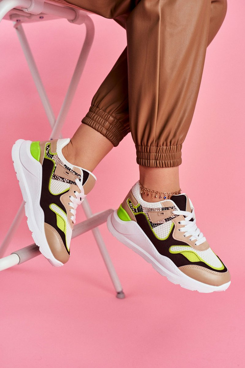 Sportowe Damskie Buty Sneakersy Białe Freak