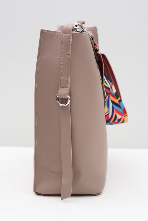 Damska Duża Torba Pudrowy Róż