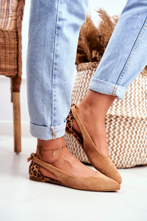 Lu Boo Baleriny W Szpic Zamsz Camel Better