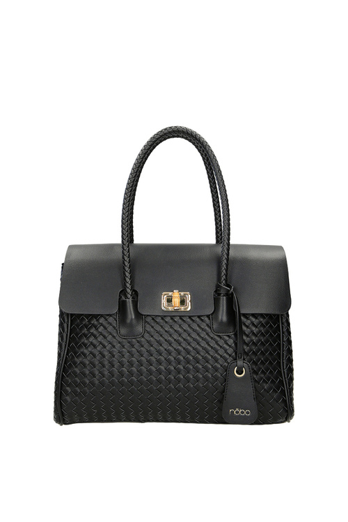 Duża Torebka Na Ramię Nobo M0870-C020 Czarna
