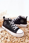 Dziecięce Wysokie Trampki BIG STAR II374003 Czarne