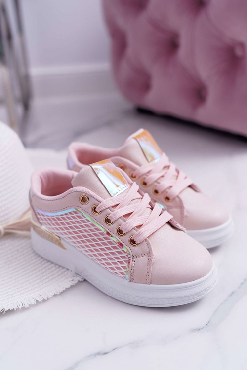 Obuwie Sportowe Dziecięce Młodzieżowe Różowe Maxel