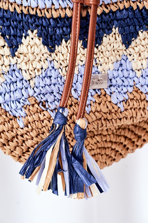 Pleciona Torebka Listonoszka NOBO XK0430 Granatowa