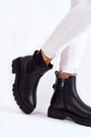 Damskie Botki La.Fi 250005B-PU Czarne