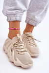 Damskie Wsuwane Sneakersy Beżowe Myles