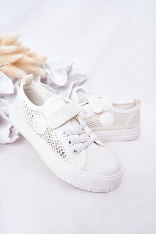 Dziecięce Trampki Z Siateczką BIG STAR HH374014 Białe