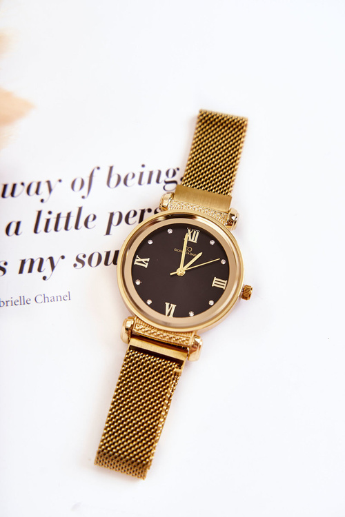 Damski Zegarek Giorgio & Dario Z Bransoletą Na Magnes Złoto-Czarny