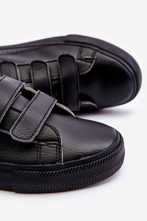 Męskie Tenisówki Na Rzepy Big Star LL174633 Czarne