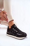 Damskie Modne Buty Sportowe Big Star KK274110 Czarne