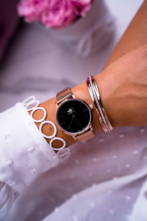 Damski Zegarek Michael John Różowe Złoto Vilanda