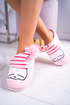 Papcie damskie Domowe Jasno Różowe Mashimaro