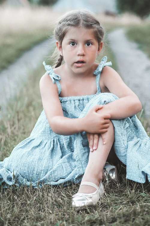 Balerinki Dziecięce Z Kokardką Złote Jellema