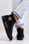Klasyczne Wysokie Trampki Big Star JJ274380 Czarne