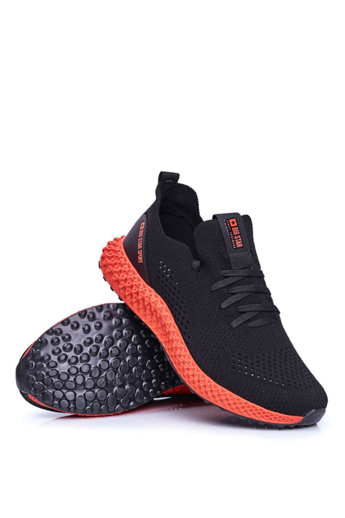 Sportowe Męskie Buty Big Star Czarne FF174234