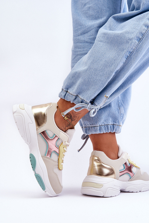 Damskie Sneakersy Sznurowane Multikolorowe Cortes