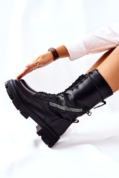 Botki Trapery Glany Sergio Leone TR747 Czarne