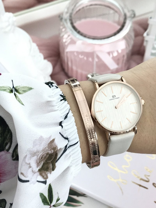 Damski Zegarek Giorgio & Dario Jules Jasnoszary