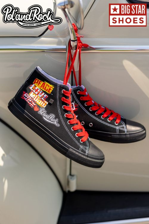 Wysokie Trampki Męskie - 30. POL 'AND'ROCK X BIG STAR OO174801