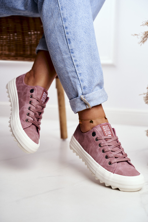 Trampki Damskie Big Star Różowe GG274111