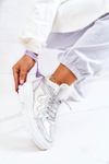 Sportowe Buty Ocieplane Srebrne Joenne