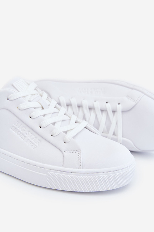 Męskie Buty Sportowe Memory Foam Big Star LL174193 Białe