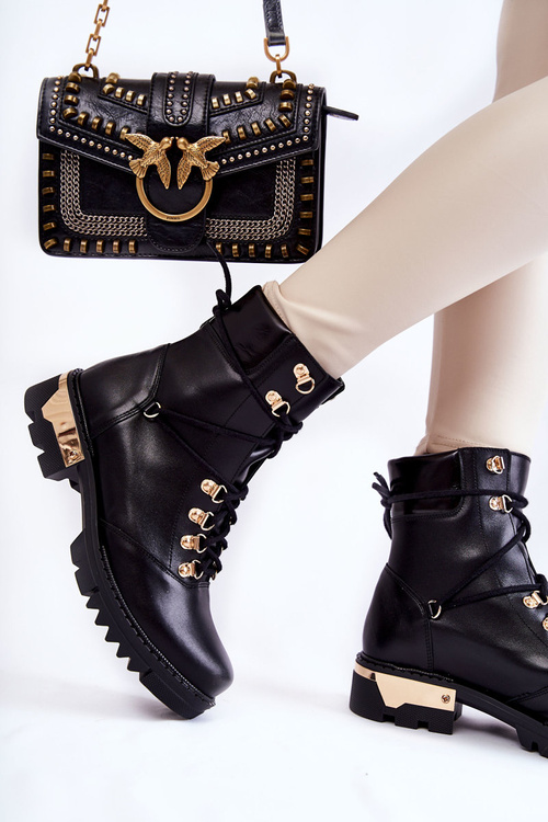 Botki Workery Lewski Shoes 3243 Czarne