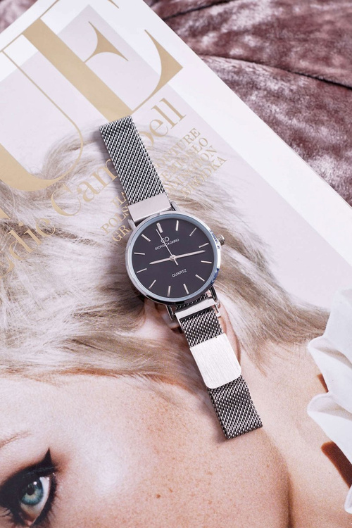 Damski Zegarek Giorgio & Dario Na Magnes Srebrny Magnum