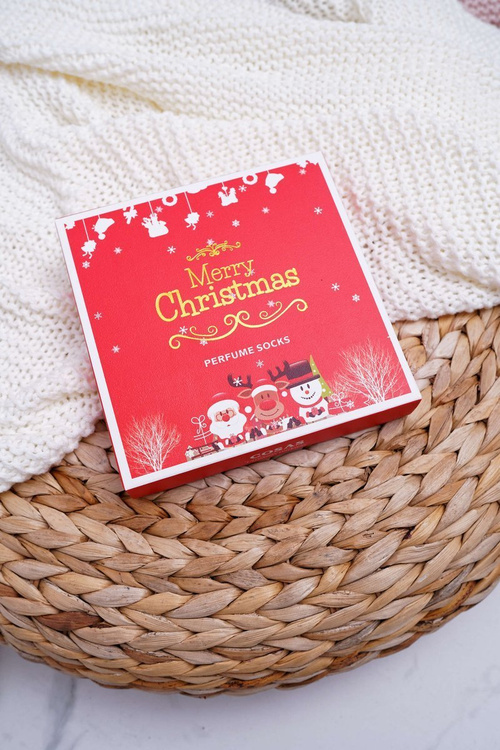 Damskie Skarpetki Pachnące Zestaw 4 Pary Świąteczne COSAS A7