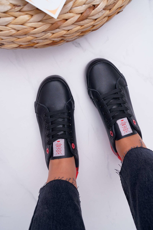 Trampki Damskie Cross Jeans Czarne EE2R4019C