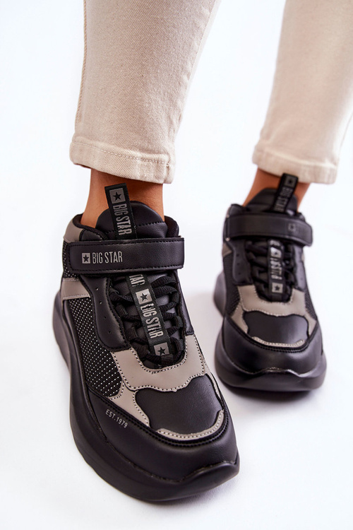 Damskie Buty Sportowe Memory Foam System Big Star KK274403 Czarne