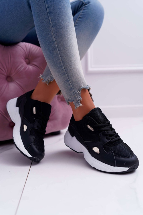 Sportowe Damskie Buty Czarne Szantal