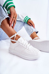 Klasyczne Skórzane Buty Sportowe Białe Jennys