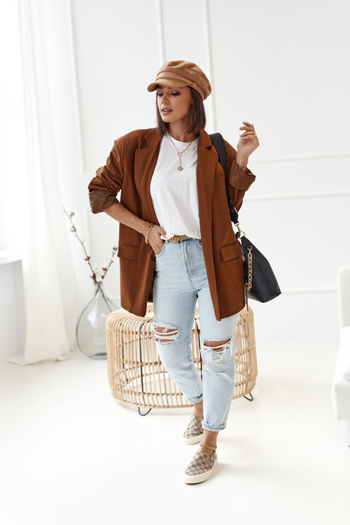 Damskie Logowane Tenisówki Slip-On Khaki Challenge