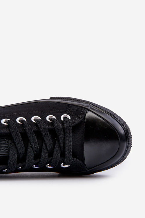 Trampki Męskie Niskie Big Star NN174110 Czarne