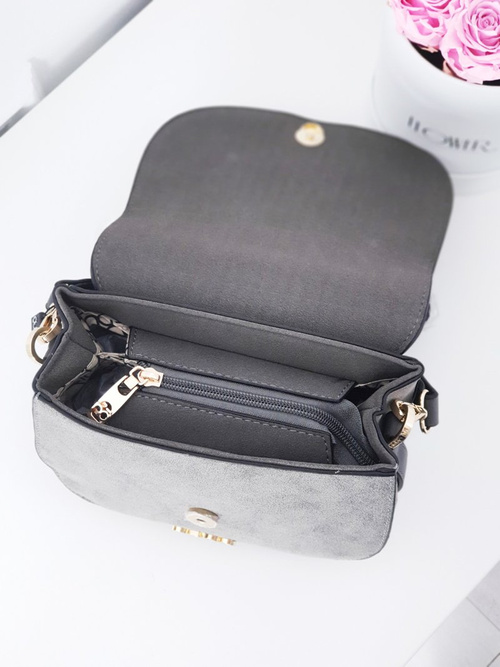 Damska Zamszowa Torebka NOBO NBAG-F0180-C019 Szara