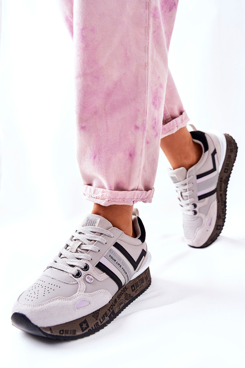 Damskie Sportowe Buty Big Star II274297 Szare