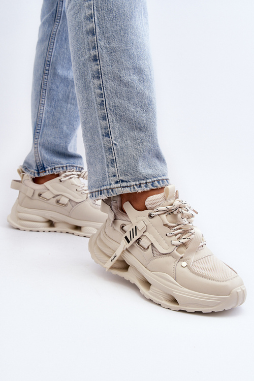Sneakersy Damskie GOE NN2N4041 Beżowe