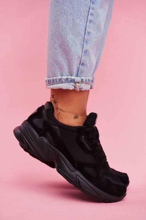 Sportowe Damskie Buty Cross Jeans Czarne FF2R4138C