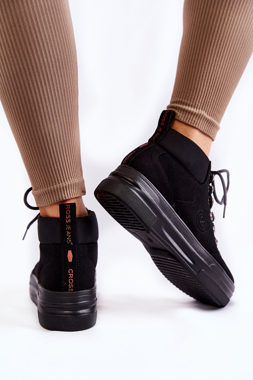 Botki Trapery Cross Jeans KK2R4074C Czarne