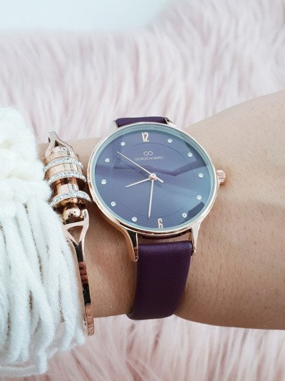 Damski Zegarek Giorgio & Dario Orgeno Fioletowy