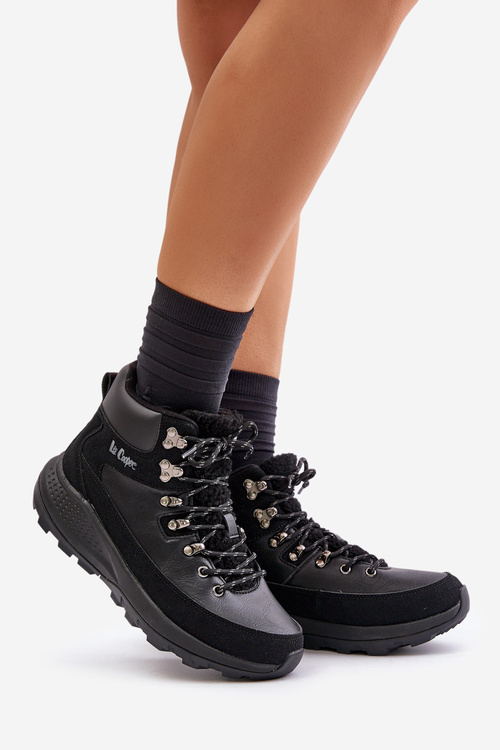 Damskie Lekkie Trapery Na Zamek Lee Cooper LCJ-24-03-3073 Czarne