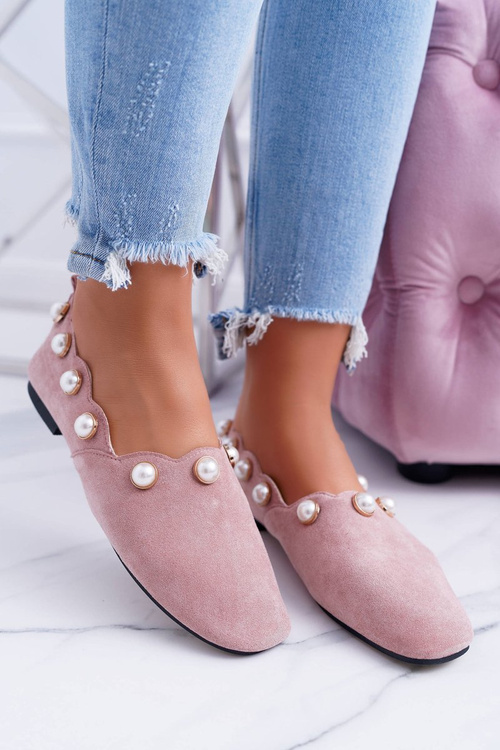 Damskie Różowe Baleriny Lu Boo Milis