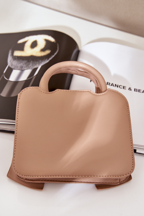 Mała Torebka Z Kokardą Ciemnobeżowa Nesehe